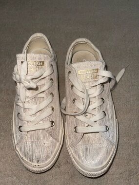 Converse All Star Low Top Sneakers gold shimmer (Youth)